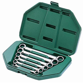 Zestaw 6 kluczy oczkowych dwustronnych z grzechotką Gearwrench Sata ST09025SJ
