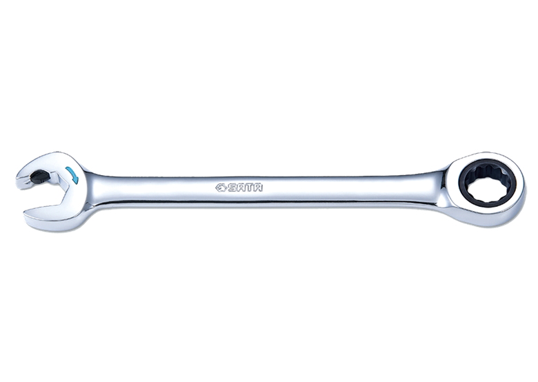 Klucz płasko-oczkowy z podwójną grzechotką 14mm Sata ST43610