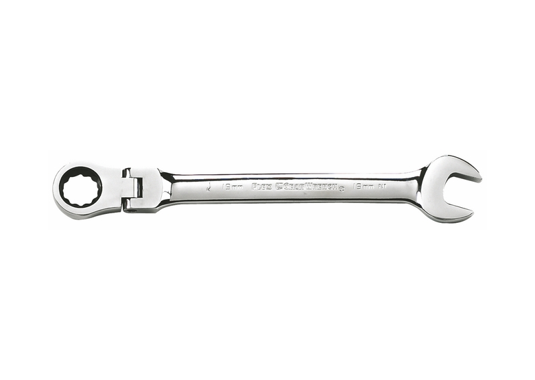 Klucz płasko-oczkowy łamany z grzechotką 18mm Sata ST46409ST