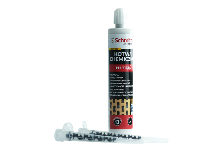 Kotwa chemiczna, 2 mieszacze 300ml Schmith S0609-300