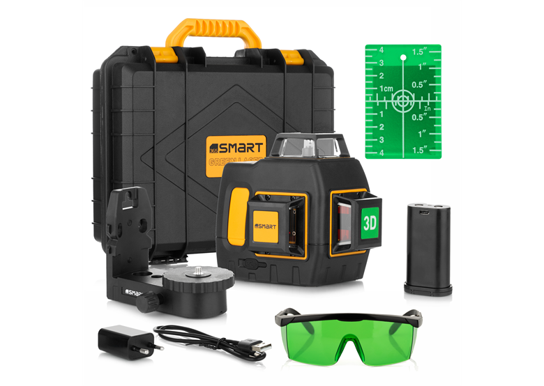 Laser płaszczyznowy 3x360° 40XL zielony Smart365 SM-06-03040G