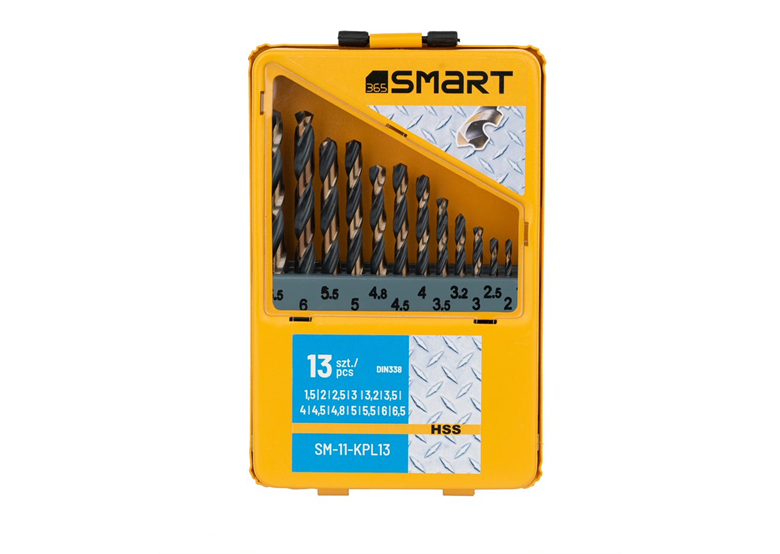 Komplet wierteł HSS do metalu, 13szt. Smart365 SM-11-KPL13