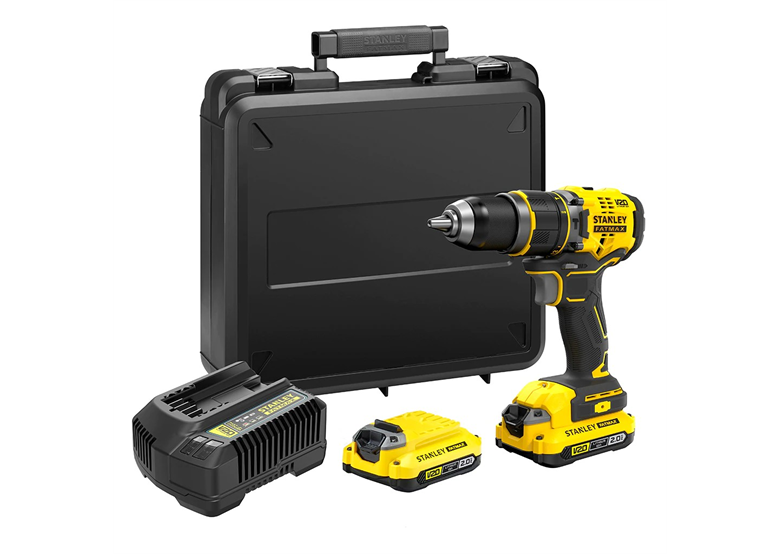 Wiertarko-wkrętarka udarowa Stanley FatMax V20 SFMCD721D2K 2x2,0Ah