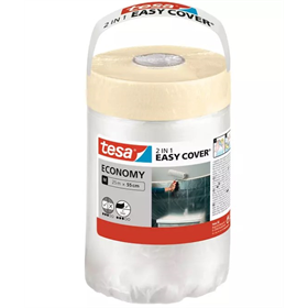 Antychlap folia z taśmą malarską Easy Cover UNIVERSAL 25m x 550mm Tesa 58882