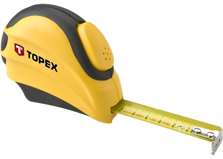 Miara zwijana stalowa 7.5m x 25mm Topex 27C387