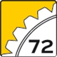 Grzechotka odgięta 1/2", 255mm Topex 38D542