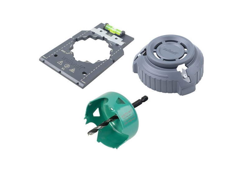 Zestaw do montażu puszek elektrycznych w suchej zabudowie Wolfcraft WF5897000