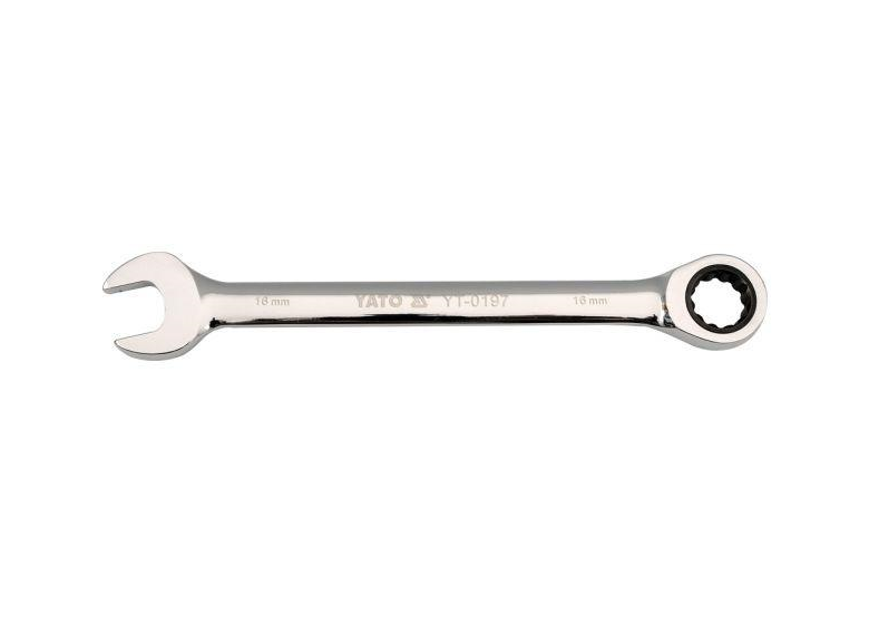 Klucz płasko-oczkowy z grzechotką 24 mm Yato YT-0202