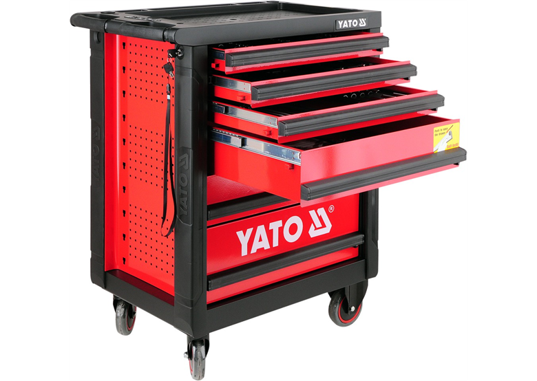 Wózek narzędziowy z wyposażeniem, 177 szt.  Yato YT-5530