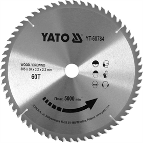 Tarcza widiowa do drewna 305x30mm Yato YT-60784